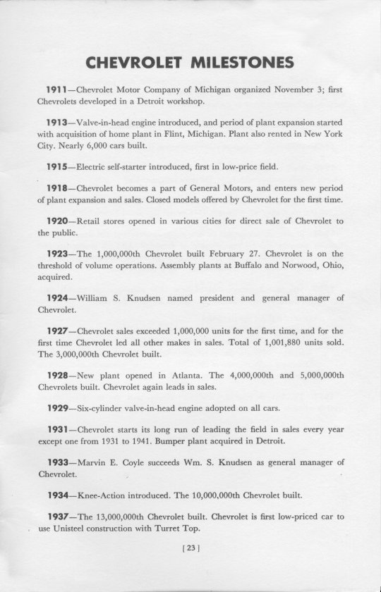 The Chevrolet Story - Published 1951 Page 10